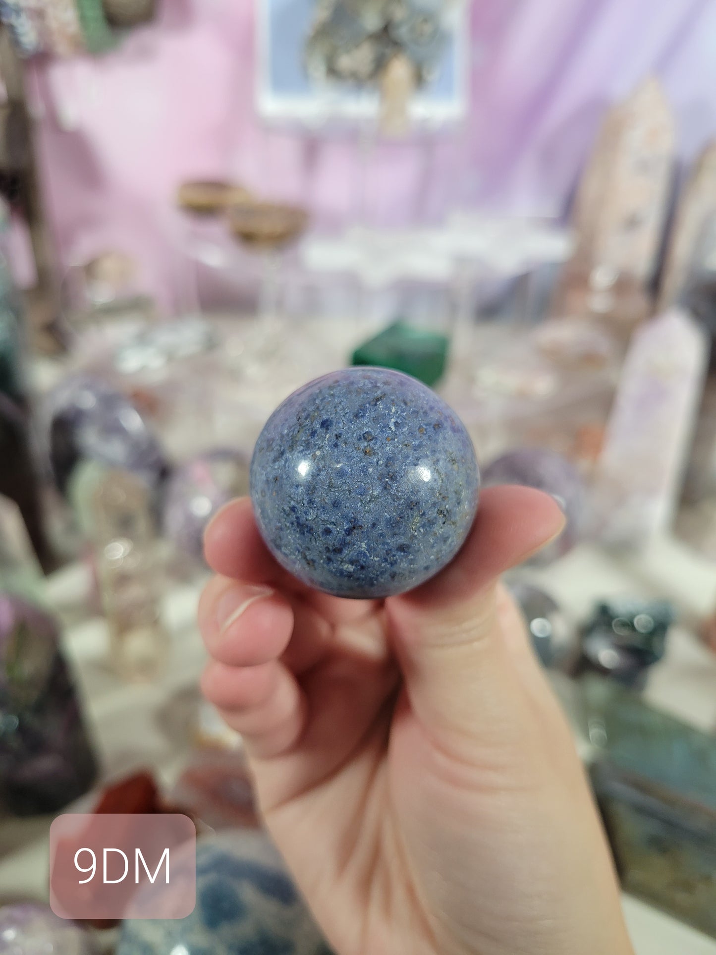 Small Dumortierite Sphere 9DM