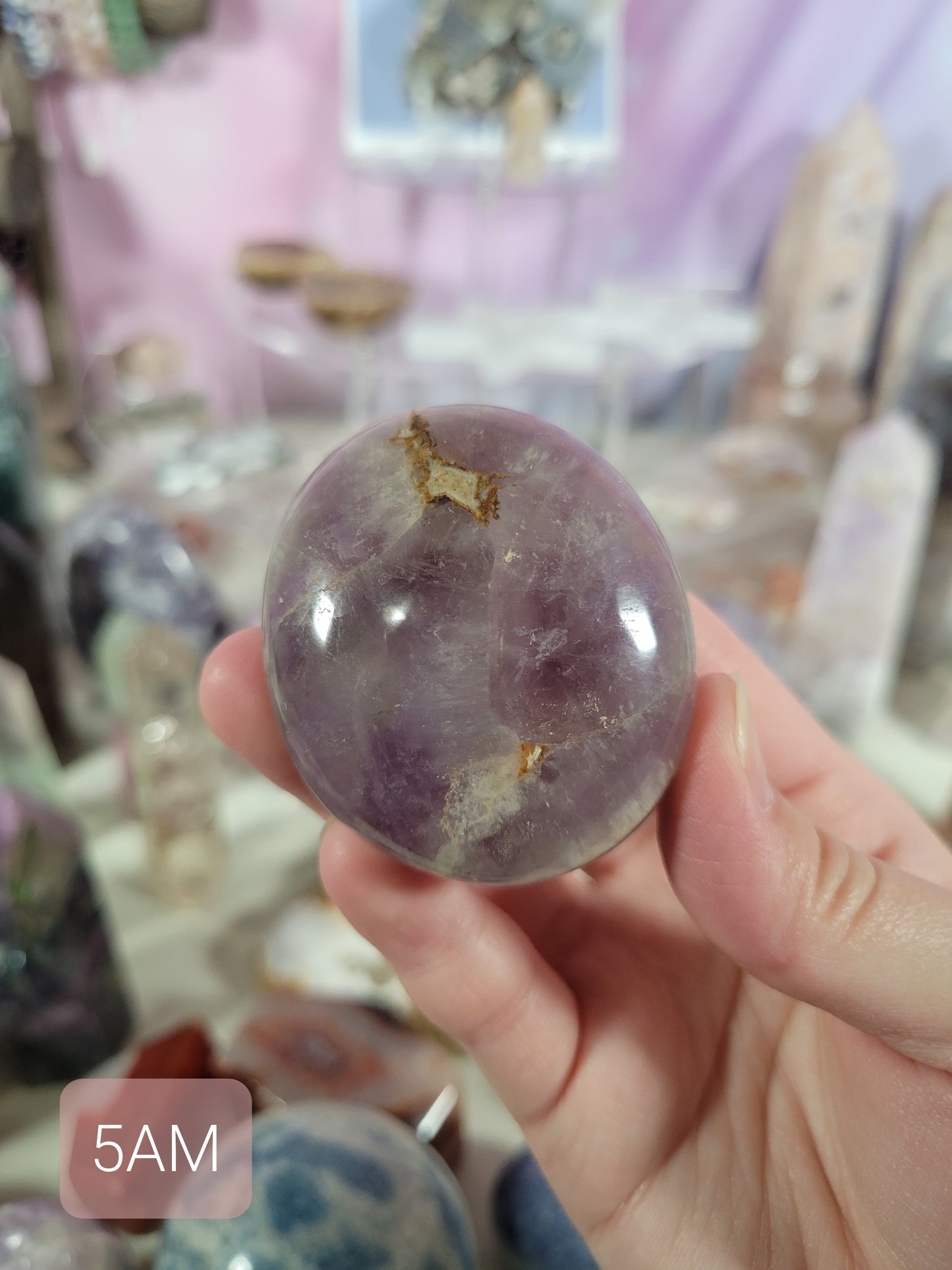 Amethyst Palmstone 5AM