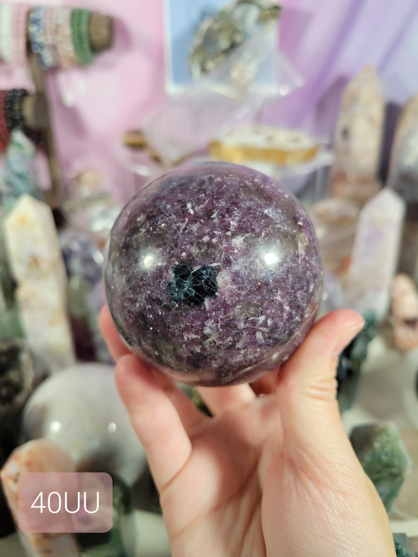 Unicorn Stone Sphere 40UU