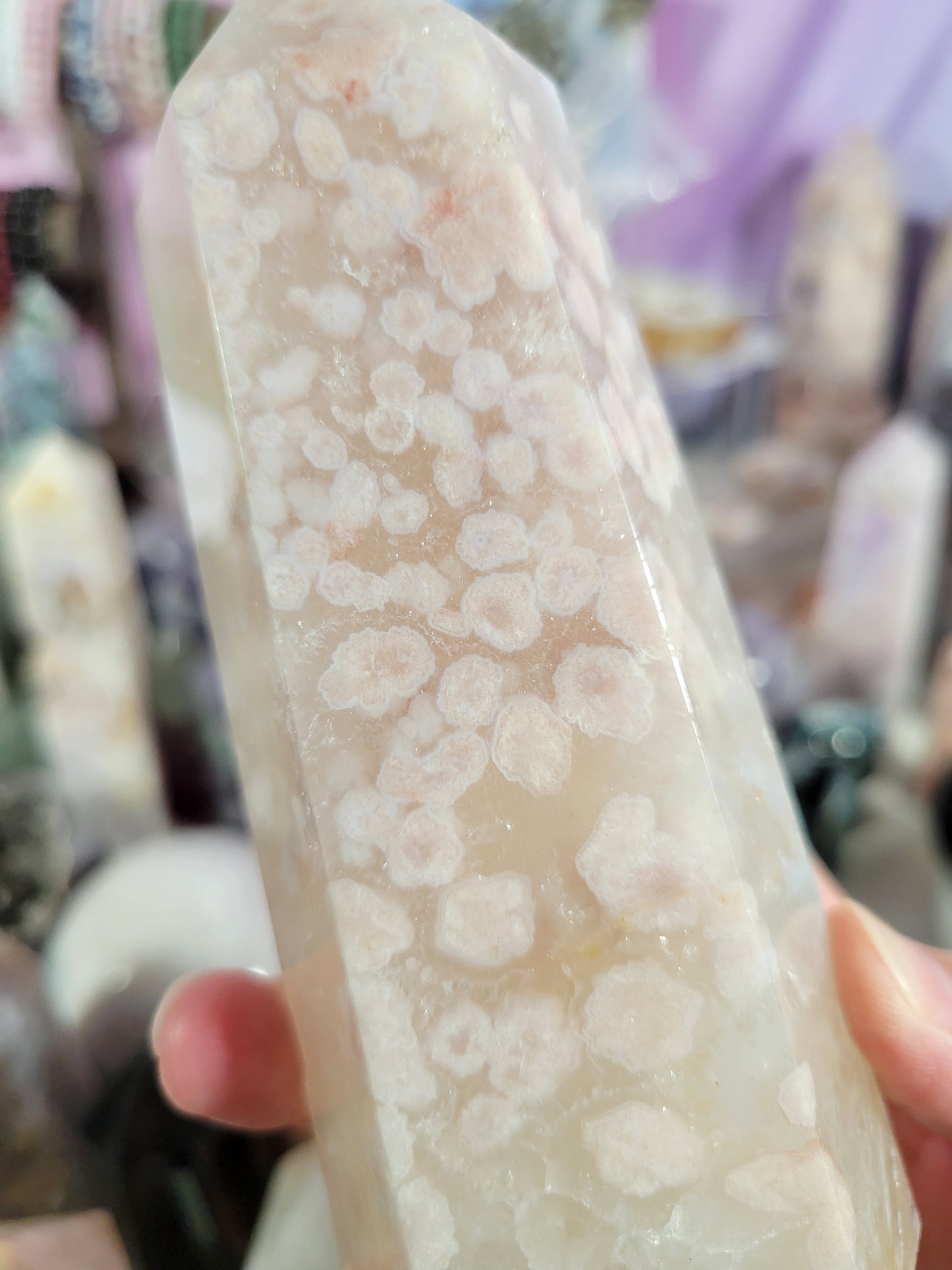 Feminine Flower Agate Tower 80PA