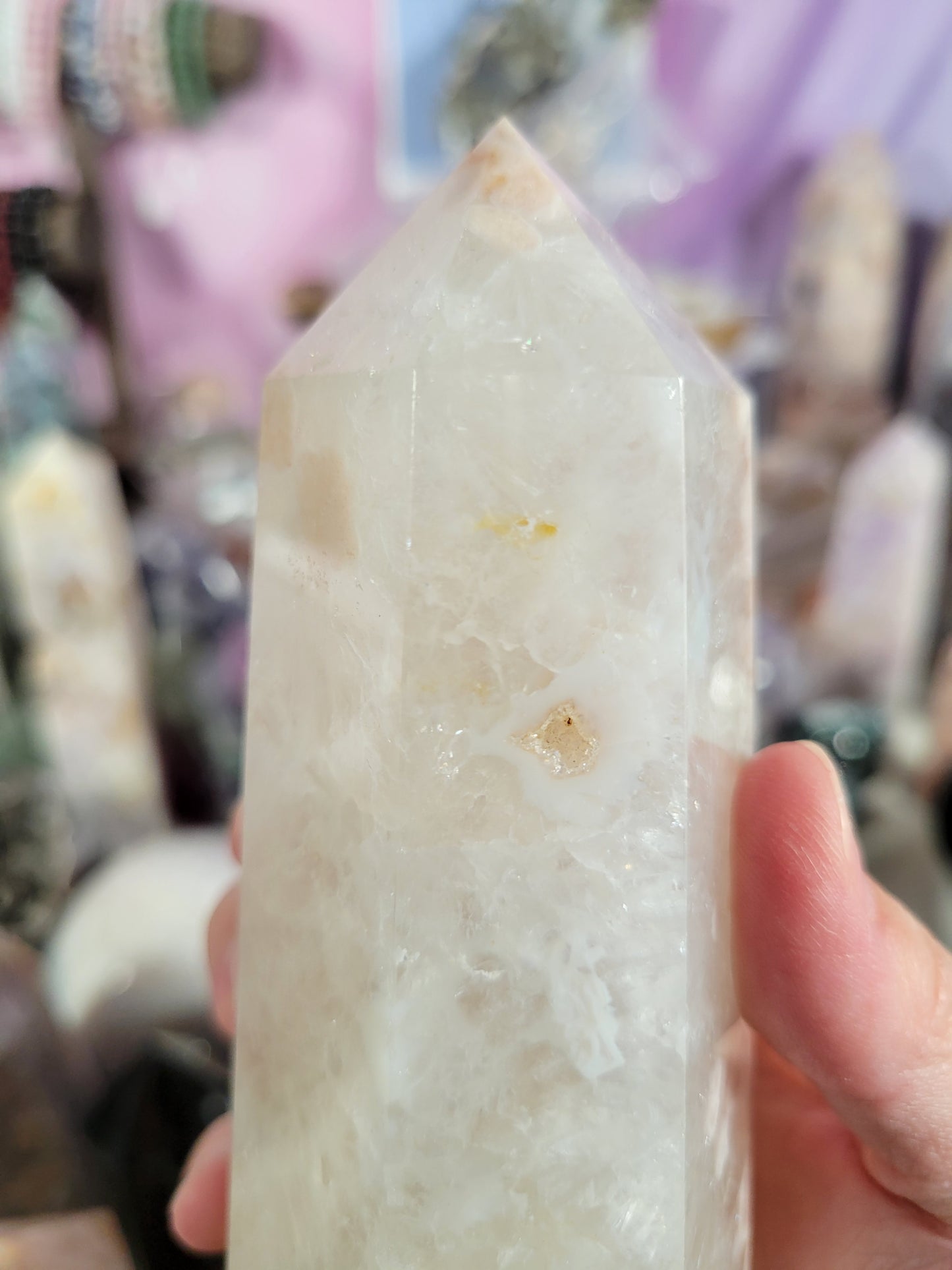 Feminine Flower Agate Tower 80PA