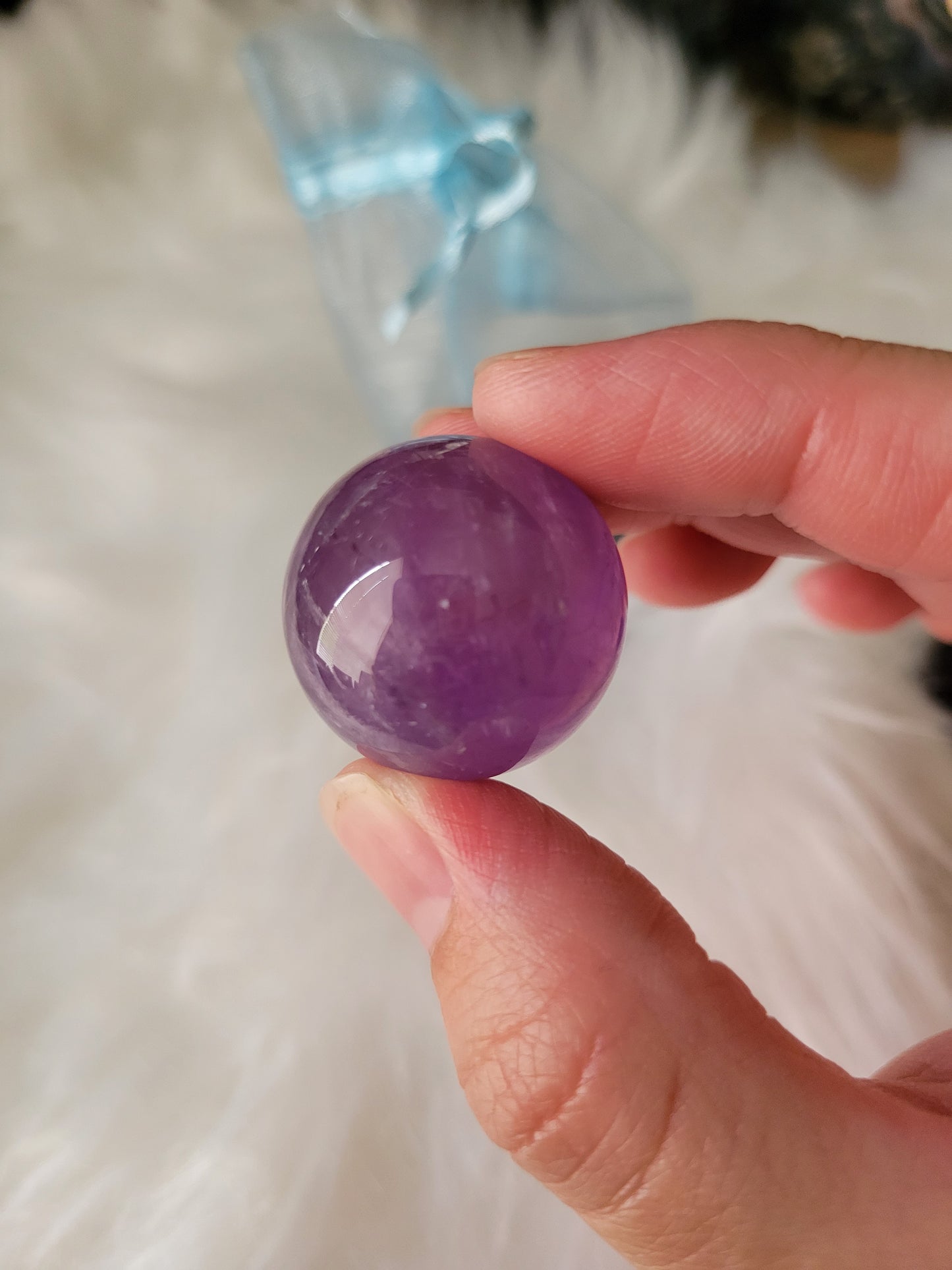 Small Amethyst Spheres