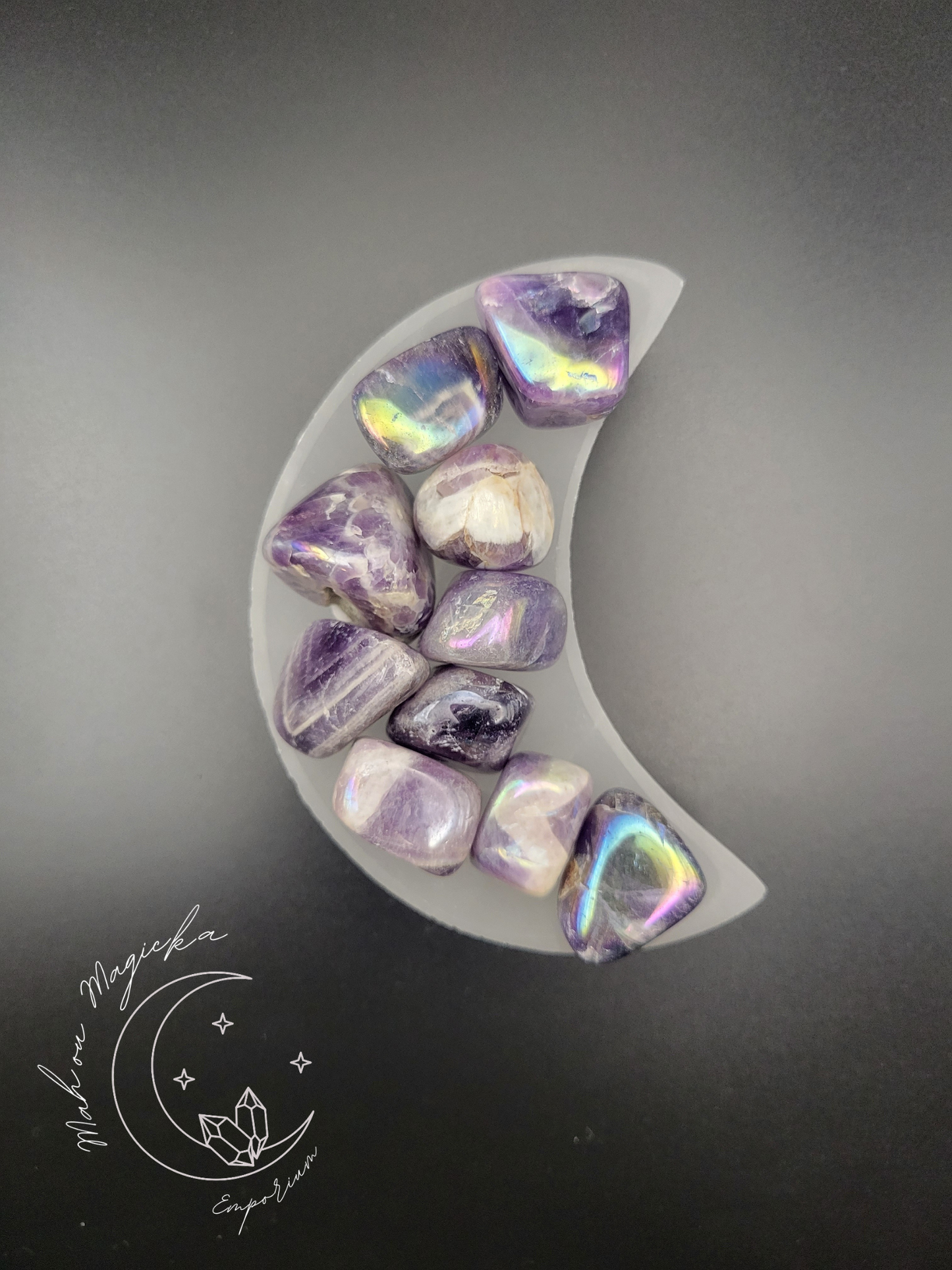 Aura Amethyst Tumble Crystal